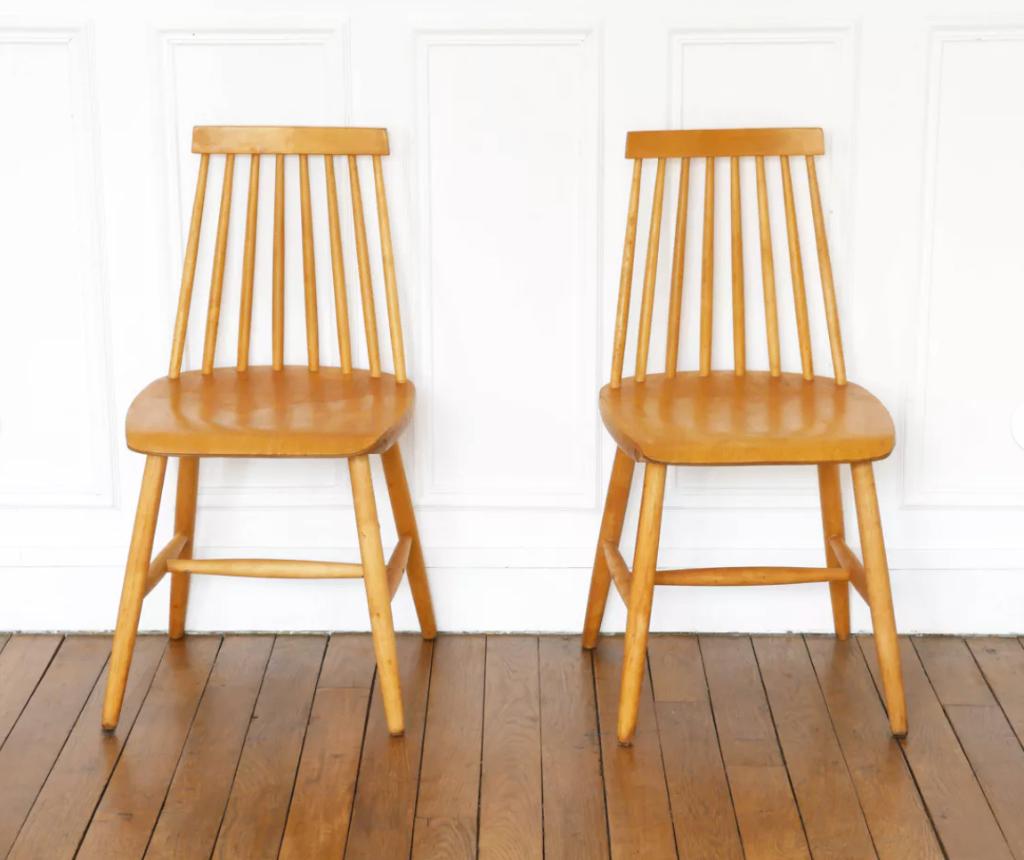 6 Vintage Stoelen IKEA Pinsstol  '60 ( 75 euro per stuk), Huis en Inrichting, Stoelen, Ophalen, Gebruikt, Vijf, Zes of meer stoelen