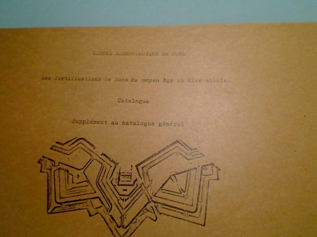 Brochure over de vestingwerken van Bergen in de Middeleeuwen, Ophalen of Verzenden