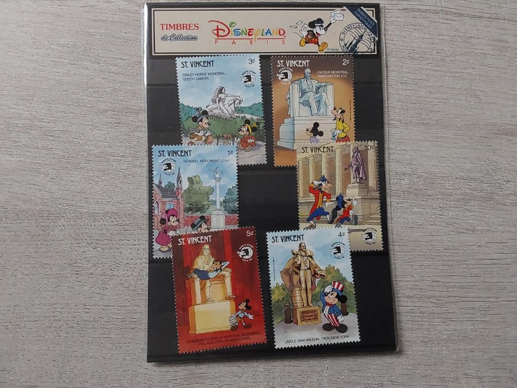 Postzegels disneyland, Verzamelen, Ophalen of Verzenden, Nieuw