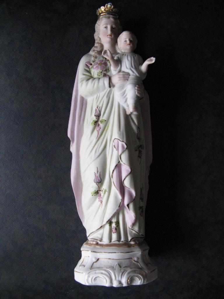 Notre-Dame à l'Enfant, biscuit ancien, Envoi