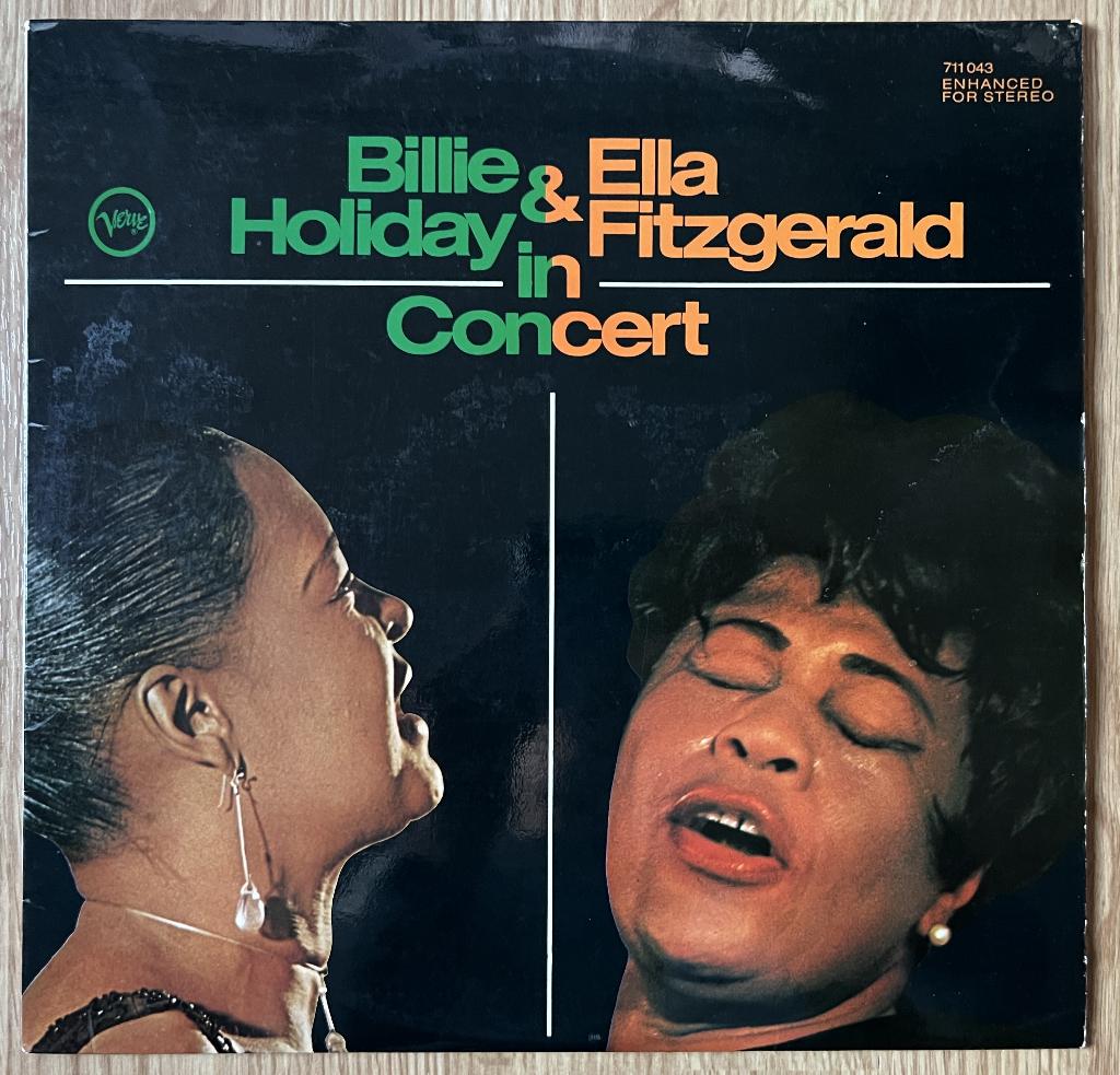 LP Billie Holiday & Ella Fitzgerald in Concert, Ophalen of Verzenden, Gebruikt