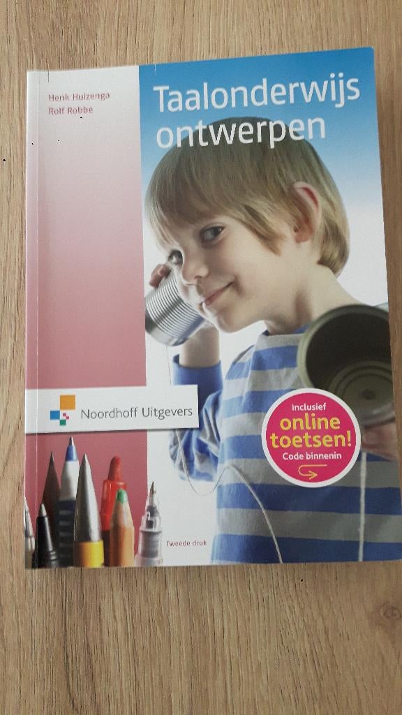 Taalonderwijs ontwerpen, Boeken, Ophalen of Verzenden, Zo goed als nieuw, Hogeschool, Noordhoff Uitgevers