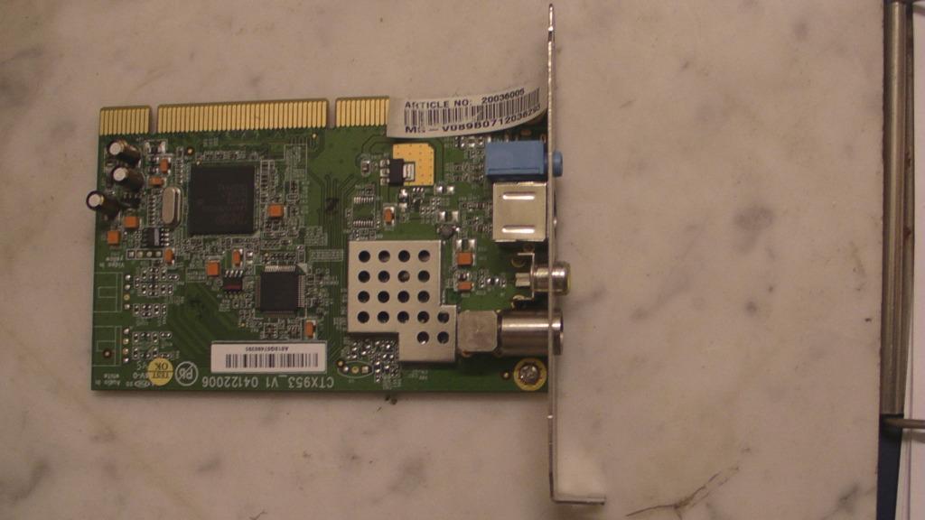 Medion CTX 953-V1 tunerkaart — PCI, Gebruikt