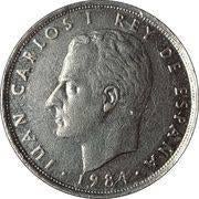 10 pesetas model Diez Spanje: 1983:0,25€, Ophalen, Losse munt