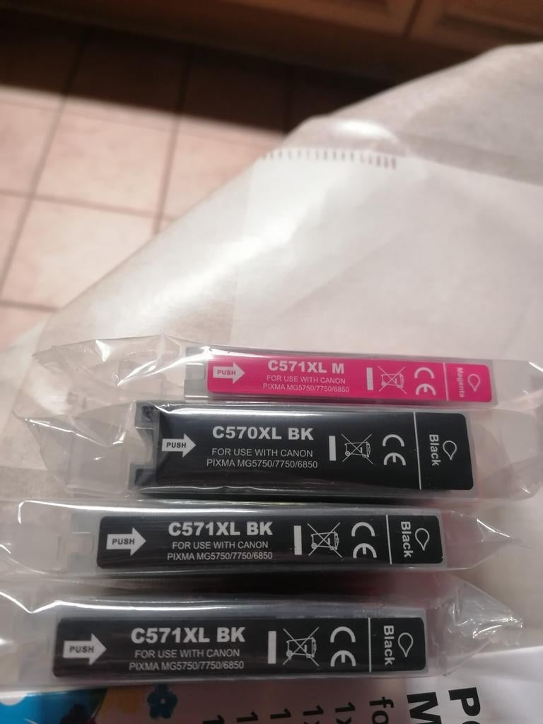 Inkt cartridge Canon Pixma MG5750/7750/6850, Ophalen of Verzenden, Cartridge