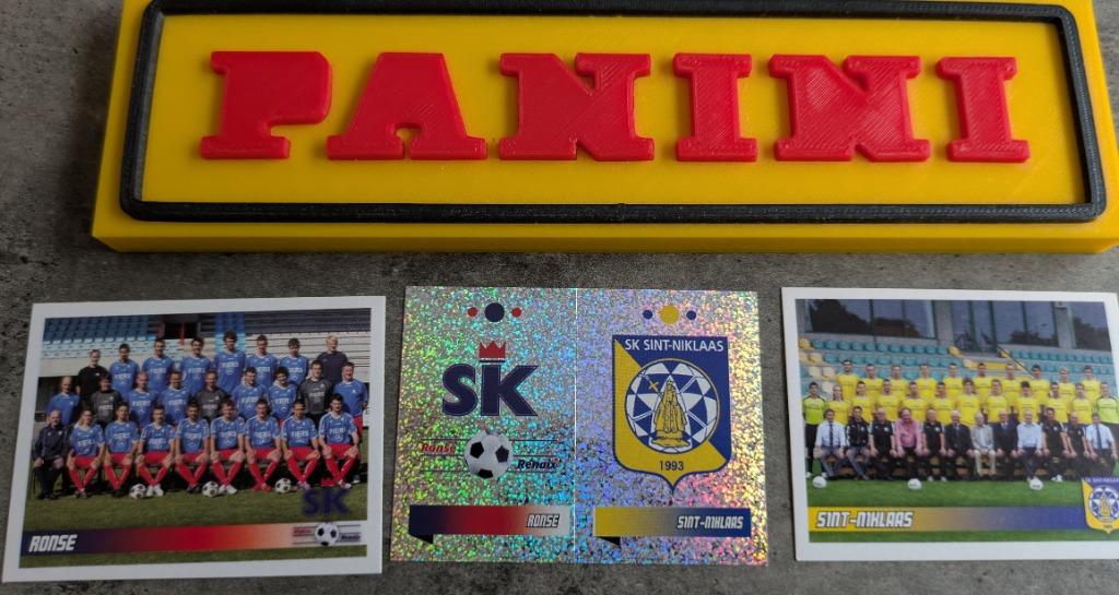 PANINI FOOTBALL 2011 3X  509/510/1/514 RONSE/ST NIKLAAS, Verzenden, Nieuw