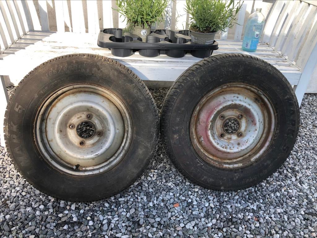 2 jantes pour Citroën c15, Enlèvement, Utilisé, Citroën