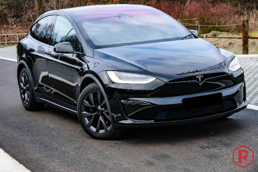 Tesla Model X Long Range Facelift 6sièges Yoke AWD TVA, Cuir, Model X, Euro 6, Entreprise