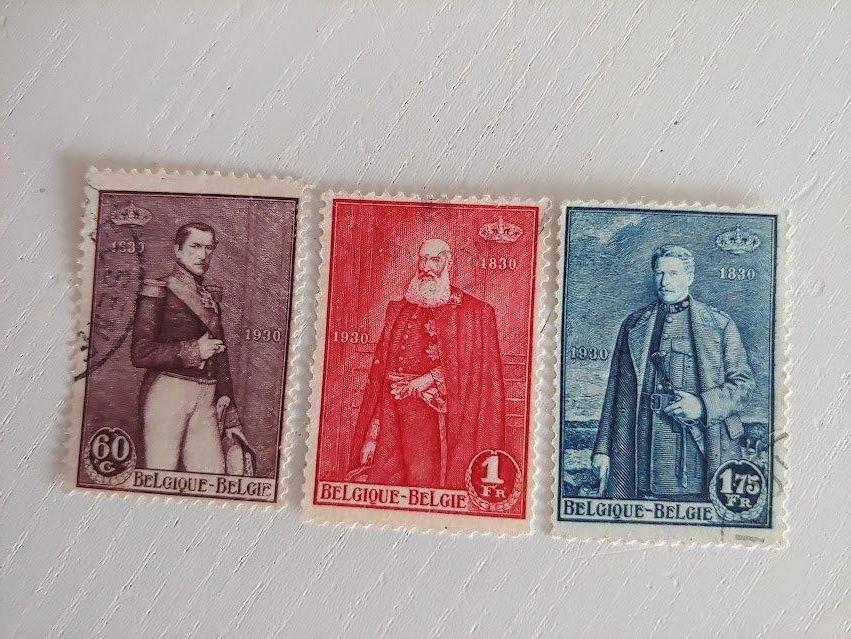 1930 Eeuwfeest Onafhankelijkheid, complete serie, Enlèvement ou Envoi, Affranchi, Maison royale