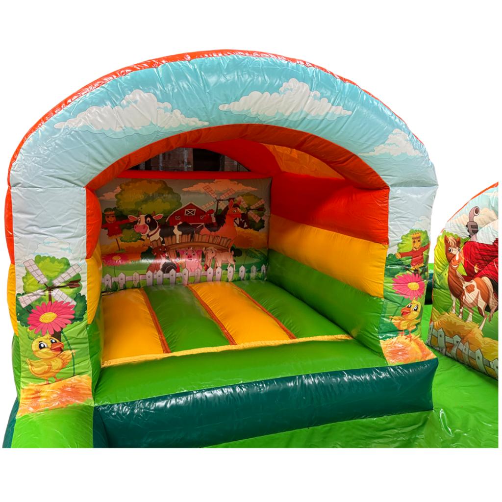 Verhuur kinderboerderij (kidszone farm met springkasteel), Envoi