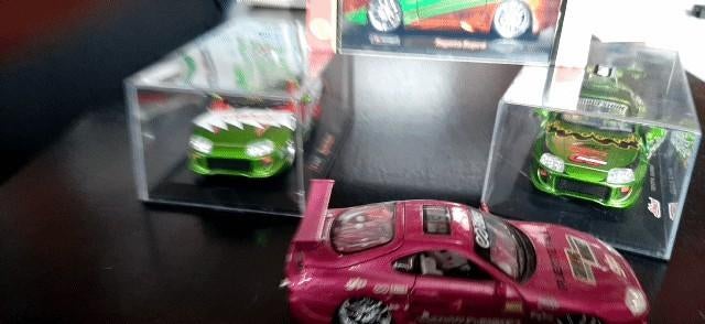 Toyota Supra  1/35  Burago  en Schuco  4 stuks, Hobby en Vrije tijd, Ophalen of Verzenden, Nieuw