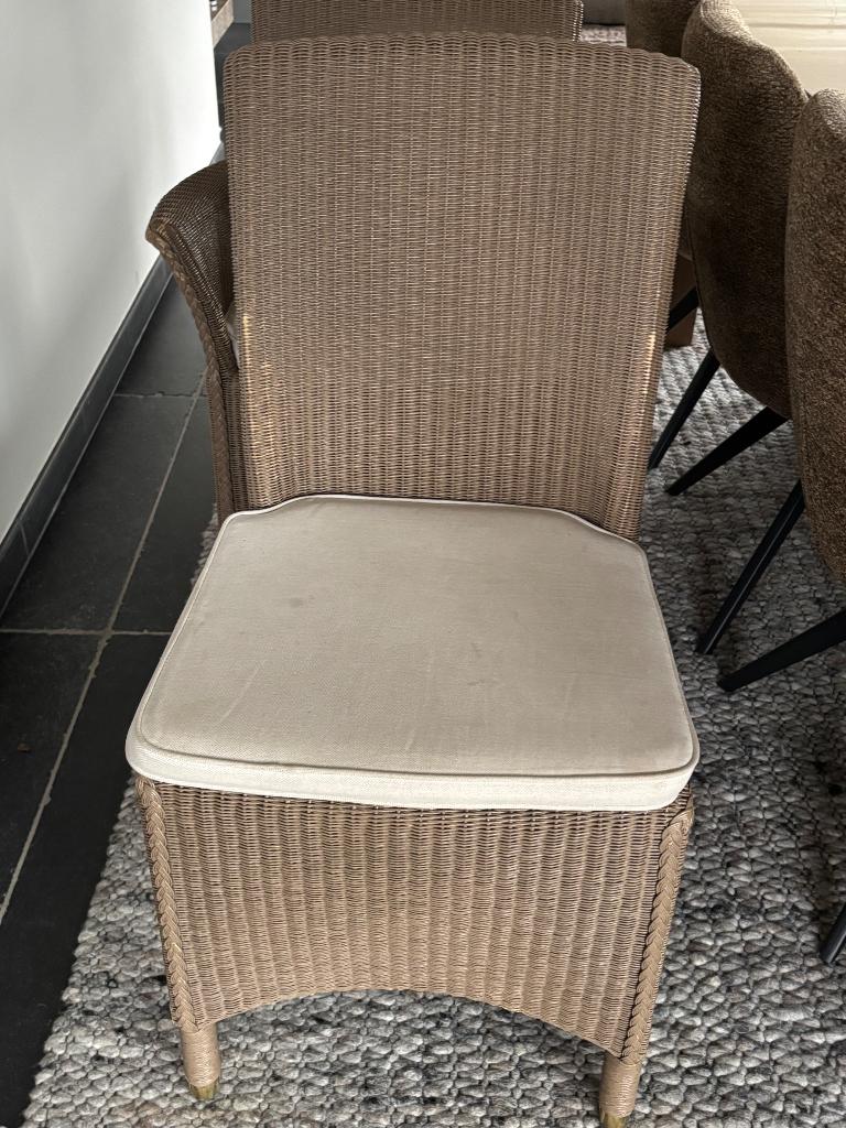 8 stoelen Vincent Sheppard, in gebruikte doch mooie staat, Huis en Inrichting, Ophalen, Gebruikt, Bruin, Landelijke stijl