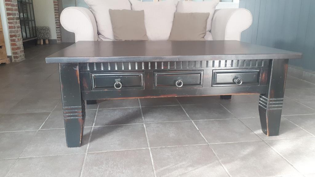 Table de salon colonial, Maison & Meubles, 100 à 150 cm, Colonial, Enlèvement, Utilisé