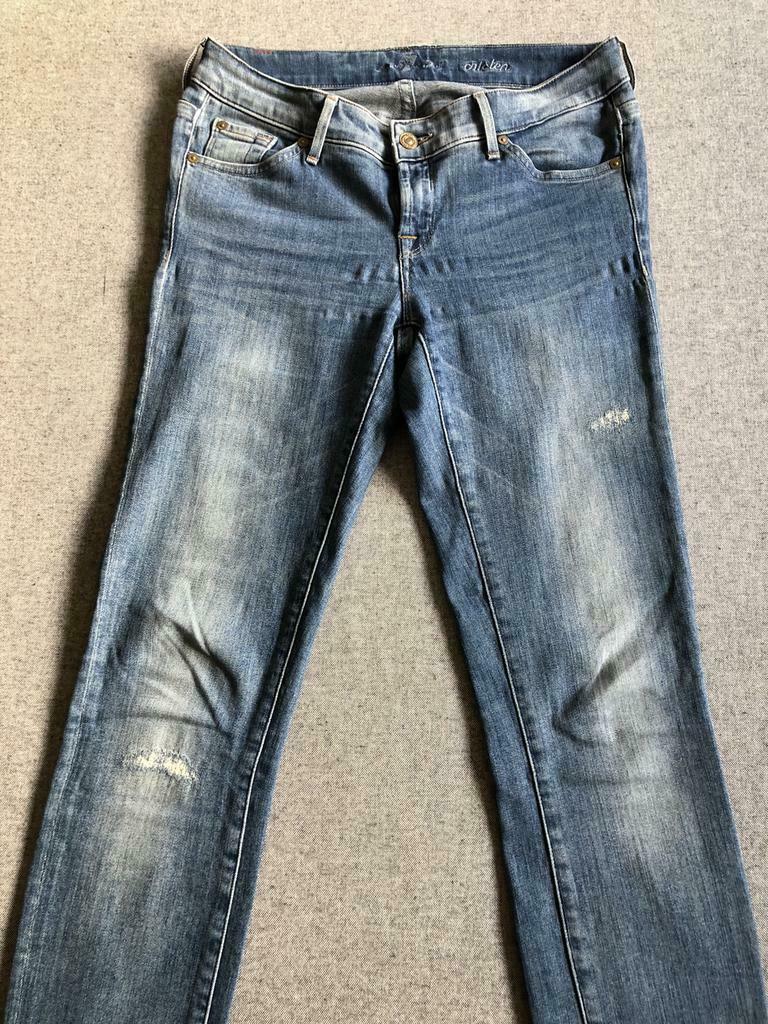 Blauwe jeans van 7 For All Mankind, Enlèvement ou Envoi, Comme neuf, Bleu, W28 - W29 (confection 36)