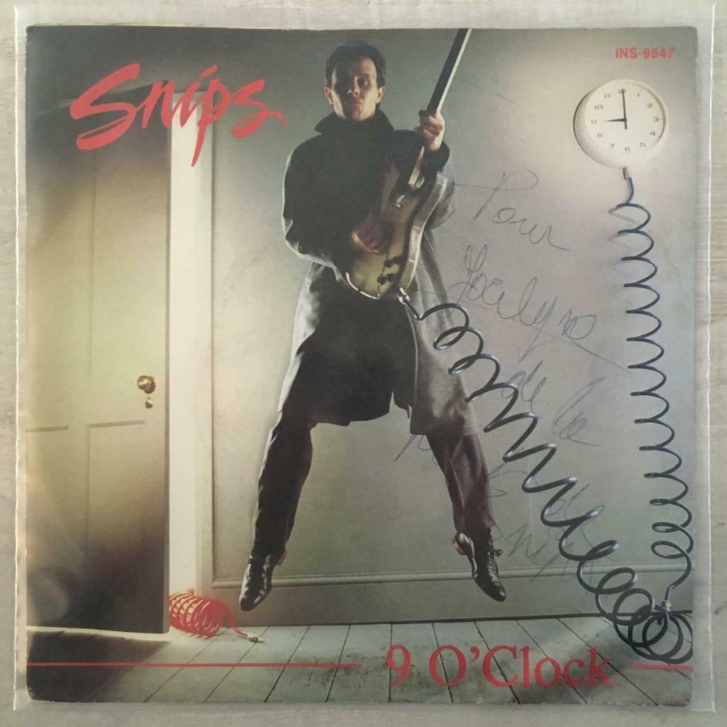 7" Snips - 9 O'Clock (LARK 1980) VG+, Envoi, Pop