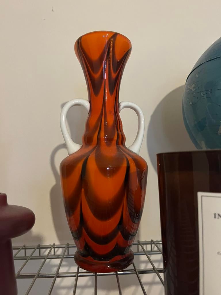 Vintage Murano vaas Opaline Florence, Ophalen