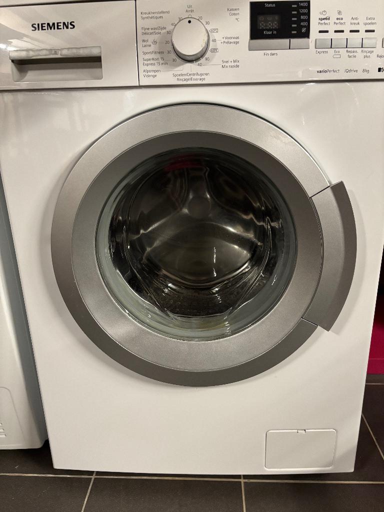 Wasmachine Siemens, Elektronische apparatuur, Wasmachines, Ophalen, Gebruikt, Voorlader, Kort programma