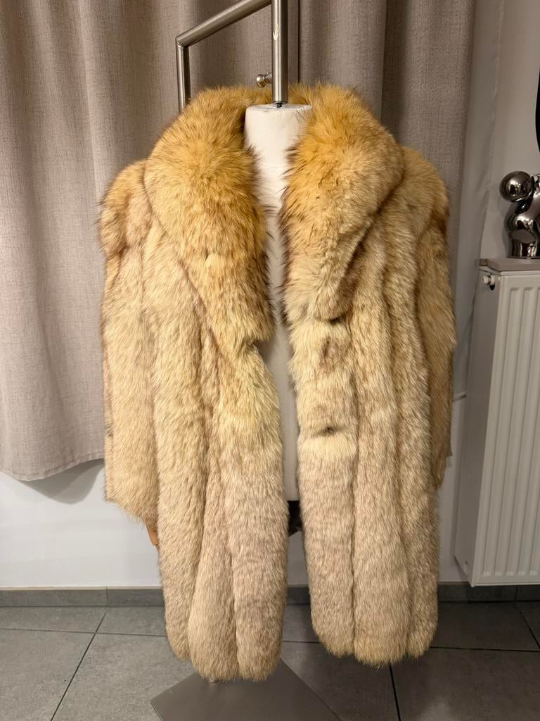 Vintage bontjas van vos, Kleding | Dames, Jassen | Winter, Ophalen of Verzenden, Zo goed als nieuw