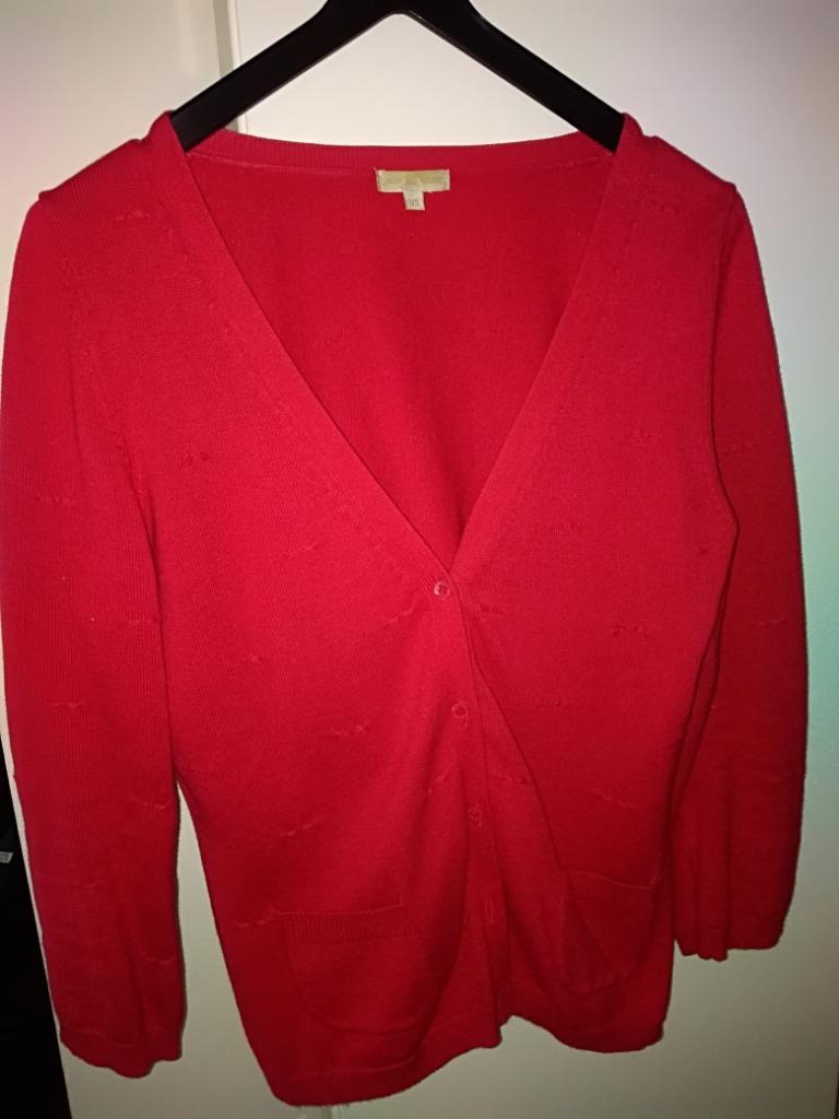 Gilet femme rouge Mer du Nord XS, Rouge, Enlèvement ou Envoi, Comme neuf, Taille 34 (XS) ou plus petite