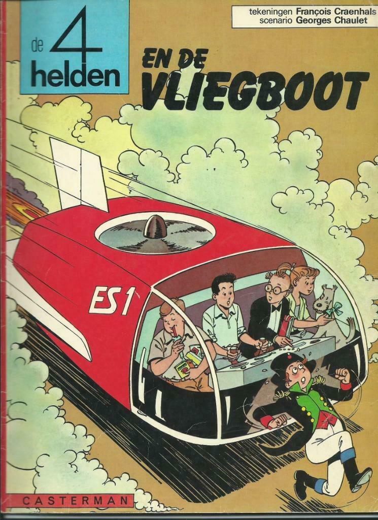 De 4 helden, Boeken, Stripverhalen, Ophalen of Verzenden, Gelezen, Georges Chaulet