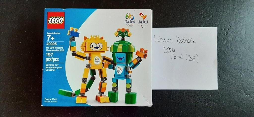 Lego 40225 Rio 2016 mascottes, Ophalen of Verzenden, Nieuw, Complete set, Lego