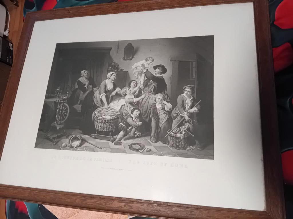 Gravure van cornillet naar Hunin, Ophalen, Gebruikt, Voor 1940, Prent