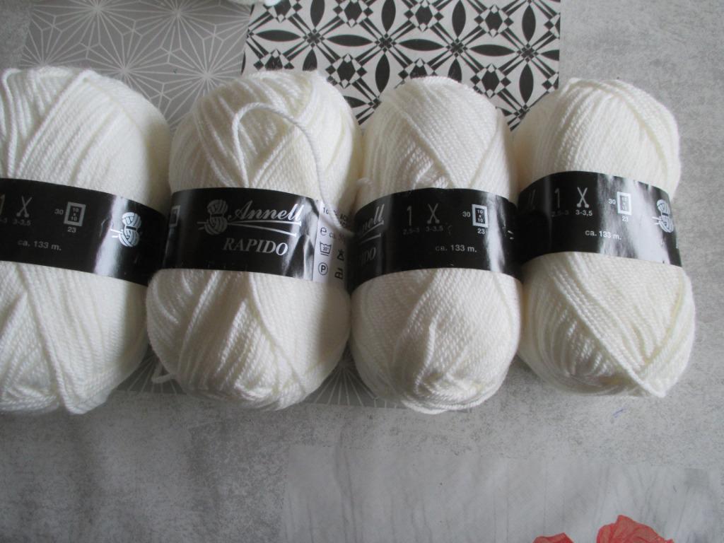 wol wit annell 50gr, Ophalen of Verzenden, Nieuw, Breien of Haken, Wol of Garen