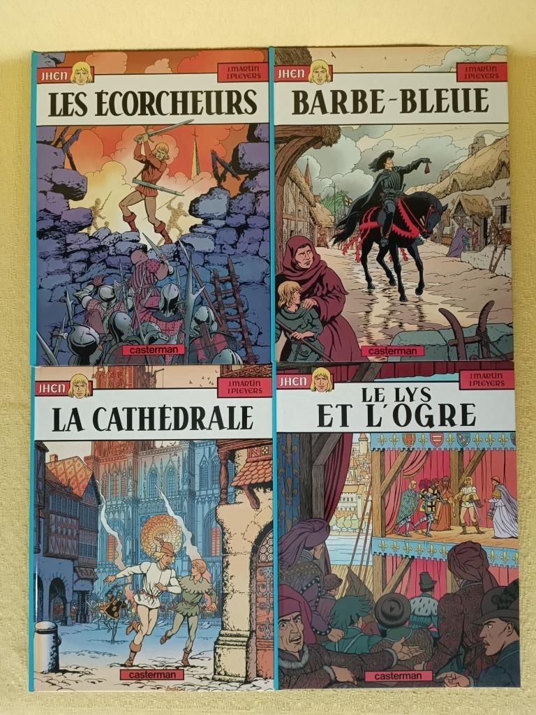 Jhen  Tomes 3 4 5 6 Martin Pleyers (dessinateur) - Casterman, Livres, Série complète ou Série, Enlèvement, Comme neuf