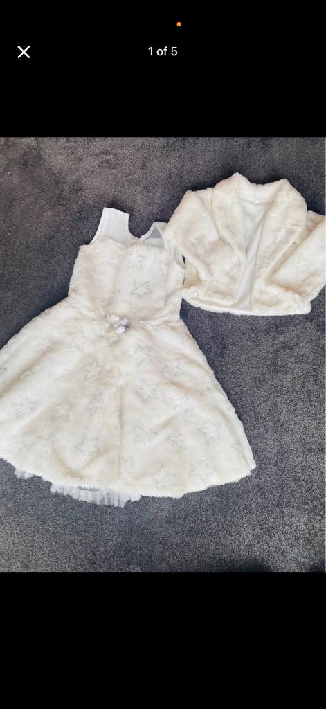 Meisjes jurk /communie dress/feest kleedij 122/128, Enlèvement, Neuf, Fille, Autres types