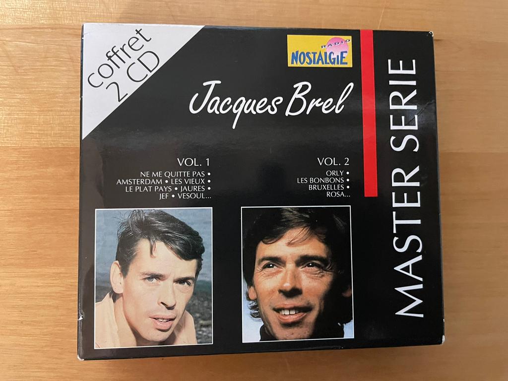 Jacques Brel : Master serie ( best of ) 2 cd, Enlèvement ou Envoi, Utilisé
