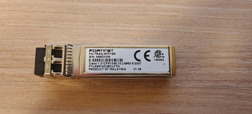 Fortinet Transceiver TRAN-SFP+SR, Informatique & Logiciels, Commutateurs réseau, Envoi, Neuf
