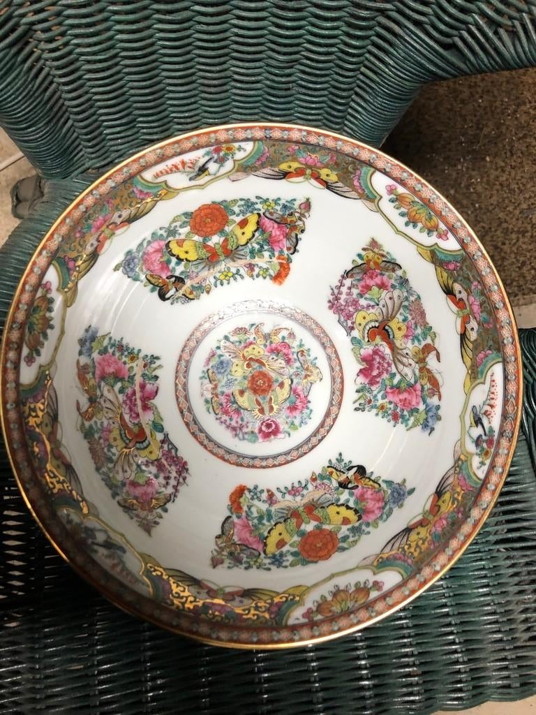 mooie  porseleine schotel chinees, Enlèvement
