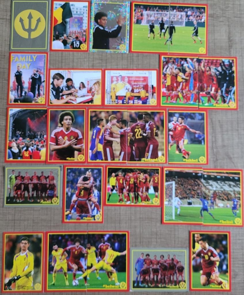 154 Panini stickers: Belgian Red Devils, Collections, Articles de Sport & Football, Enlèvement ou Envoi, Comme neuf, Affiche, Image ou Autocollant