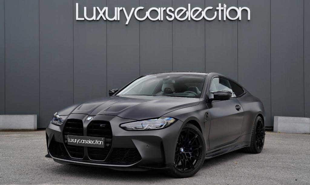 BMW M4 Competition *FROZEN GREY/CARBON/H&K/360/FULL*, Auto's, BMW, Automaat, 4 zetels, 375 kW, 2993 cc