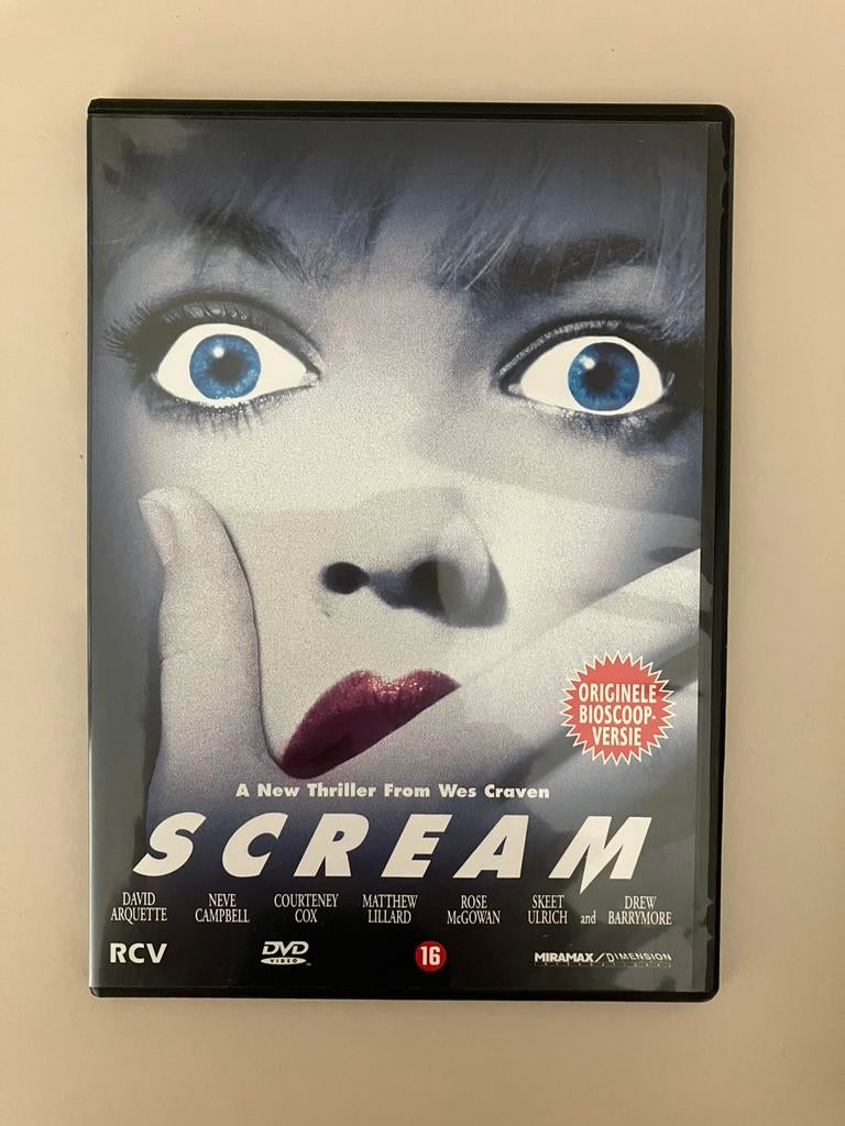 DVD - Scream - A new thriller from Wes Craven, Cd's en Dvd's, Dvd's | Horror, Vanaf 16 jaar, Ophalen, Zo goed als nieuw