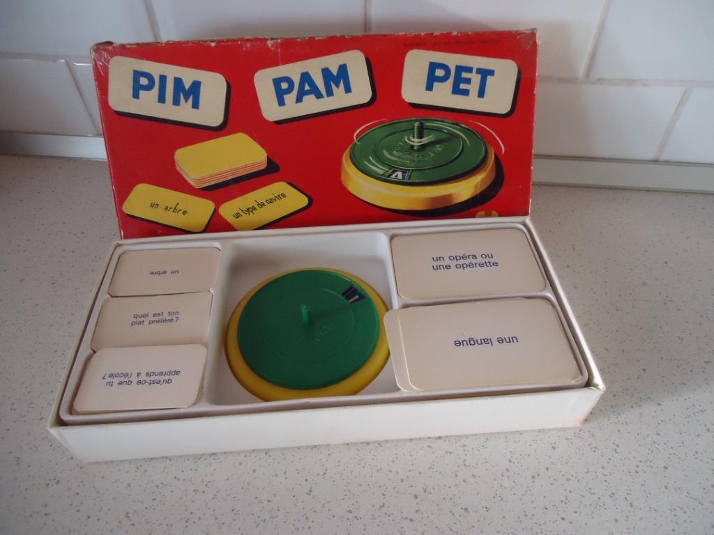 Vintage "Pim Pam Pet" van Jumbo Franstalige Uitgave., Hobby en Vrije tijd, Gezelschapsspellen | Overige, Vijf spelers of meer