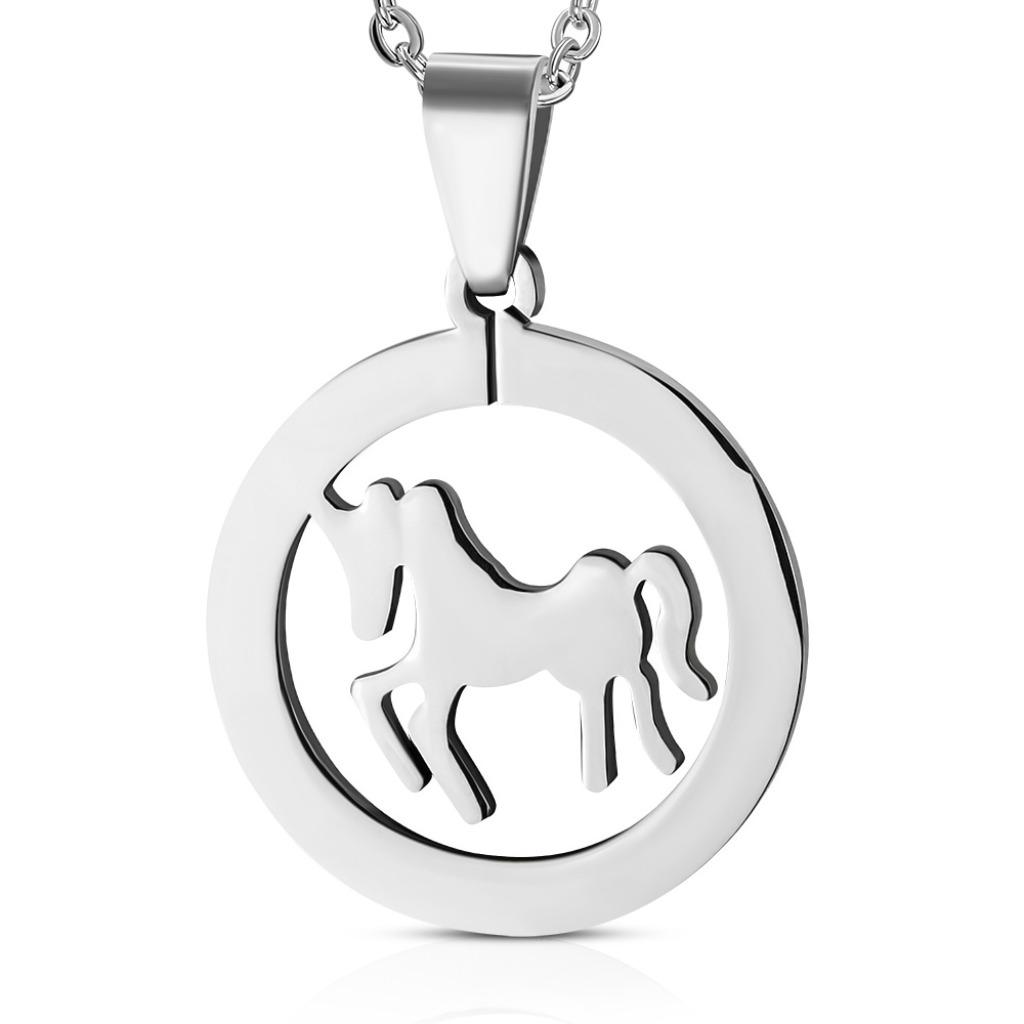 Pendentif licorne licorne en acier chirurgical, Enlèvement ou Envoi, Neuf