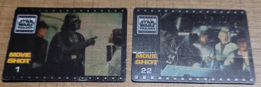 2 Star Wars Movie shots, Verzamelen, Star Wars, Ophalen of Verzenden, Gebruikt