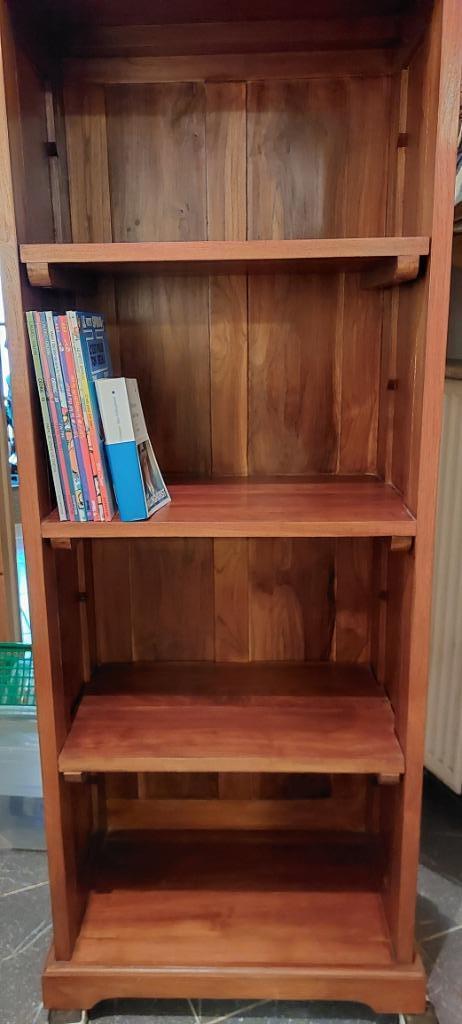 bibliothèque 4 niveaux en bois massif (H 165cm), Enlèvement, Comme neuf