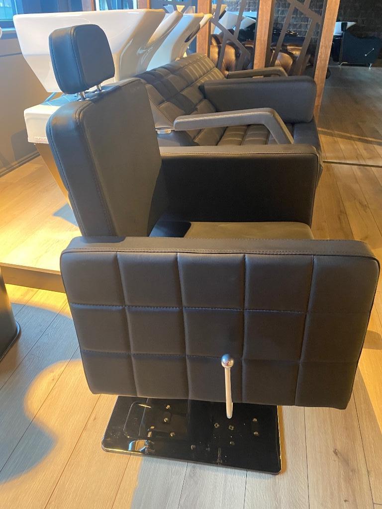 Kappersstoel vierkant epileer knip stoel mua kapper kapsalon, Overige materialen, Eenpersoons, 125 tot 150 cm, 150 tot 200 cm