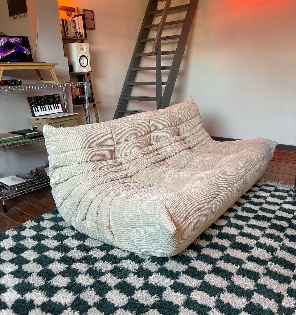 Togo ligne Roset, Trois personnes, Moins de 75 cm, Moins de 150 cm, Vintage