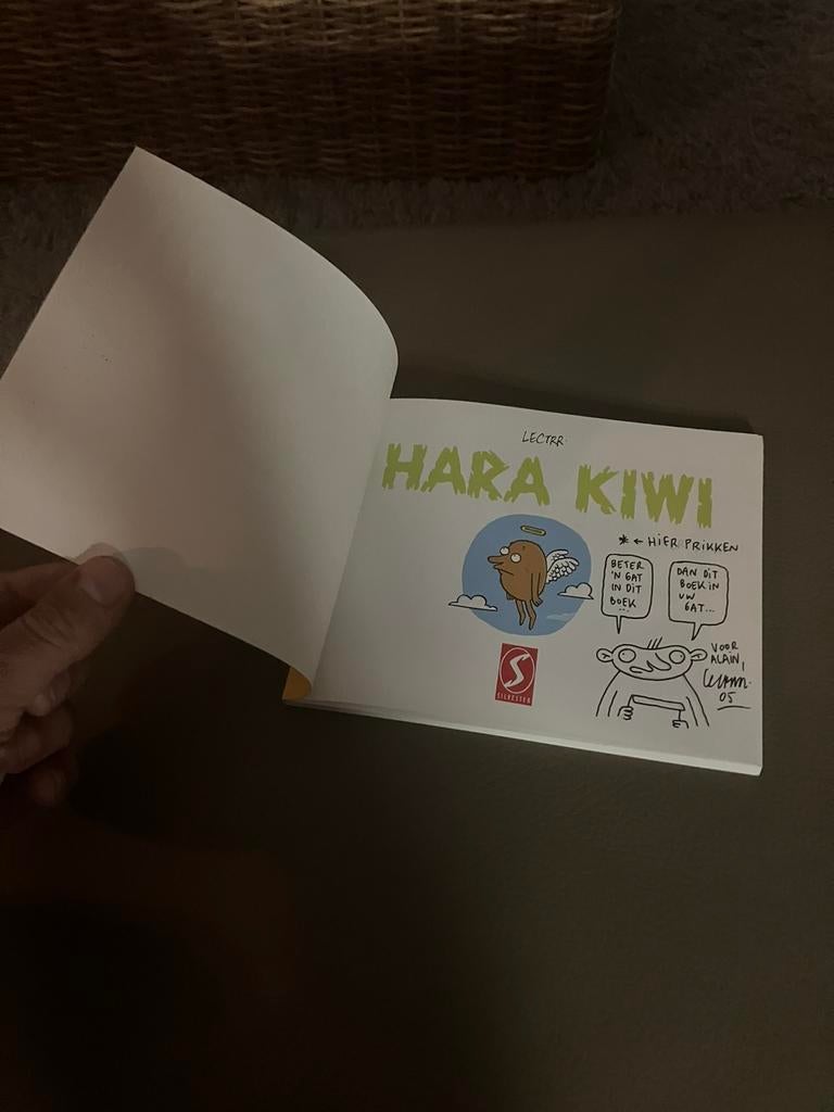 Originele tekening Lectrr - Hara Kiwi, Boeken, Stripverhalen, Ophalen of Verzenden