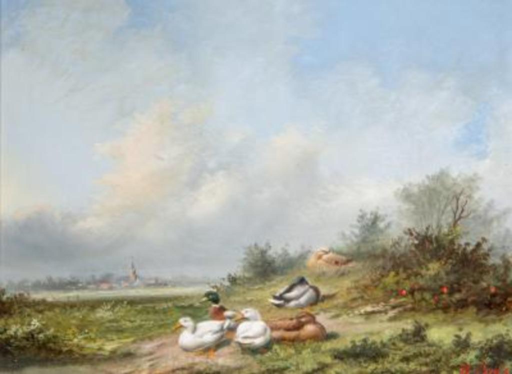 Schilderij Hilaire Bals, Antiek en Kunst, Kunst | Schilderijen | Klassiek, Ophalen