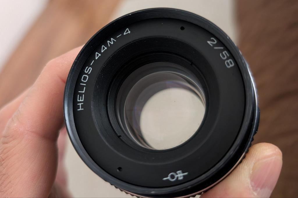 Helios 58mm F2, Helios 44M 4, Enlèvement ou Envoi, Comme neuf