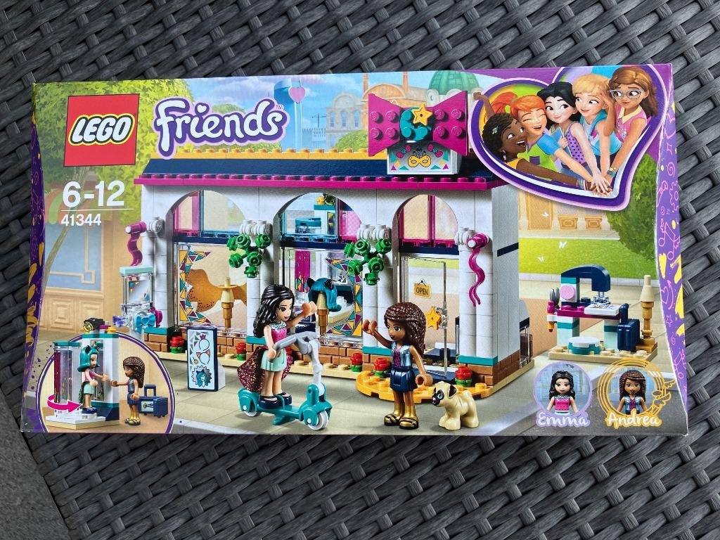 LEGO Friends Andrea's Accessoirewinkel - 41344, Ophalen of Verzenden, Zo goed als nieuw, Complete set, Lego