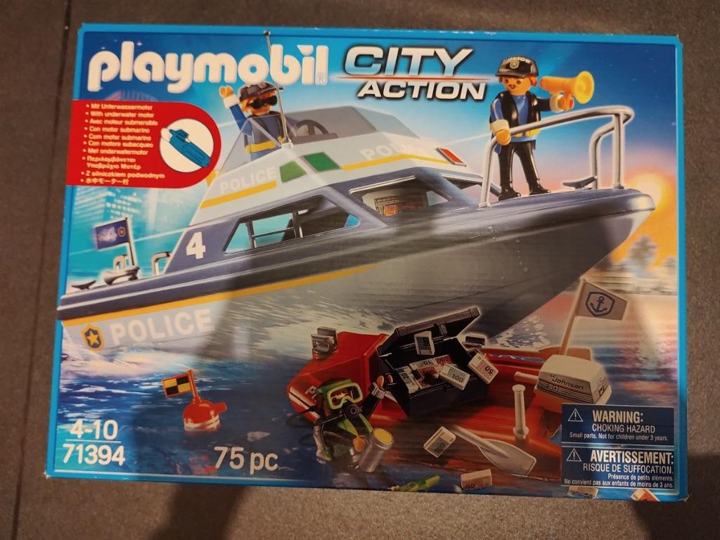 Playmobil City Action Politieboot - 71394 (nieuw), Kinderen en Baby's, Speelgoed | Playmobil, Ophalen of Verzenden, Nieuw, Complete set