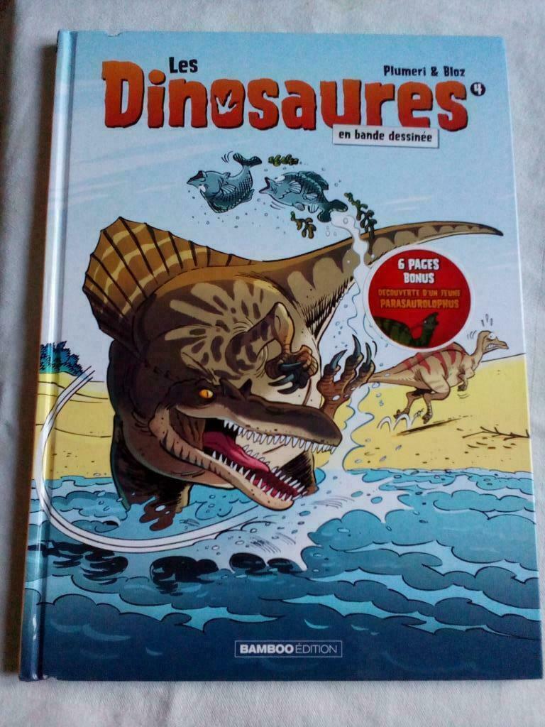 Les Dinosaures en bande dessinée, Gelezen, Plumeri & Bloz, Eén stripboek, Ophalen of Verzenden