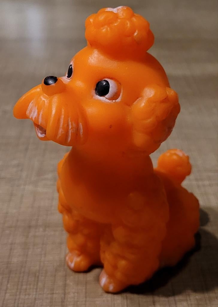 Oud, rubberen popje/ pieper: poedel, Verzamelen, Poppetjes en Figuurtjes, Ophalen of Verzenden, Gebruikt