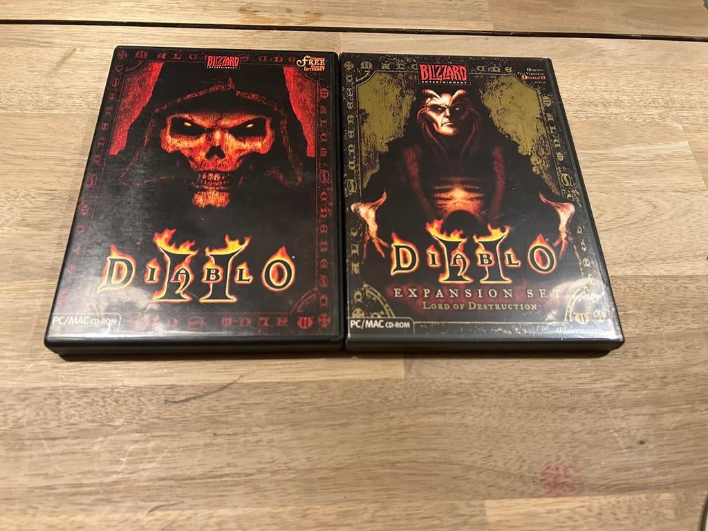 PC CDrom - Diablo II + expansion, Games en Spelcomputers, Games | Pc, 1 speler, Ophalen, Gebruikt, Role Playing Game (Rpg)