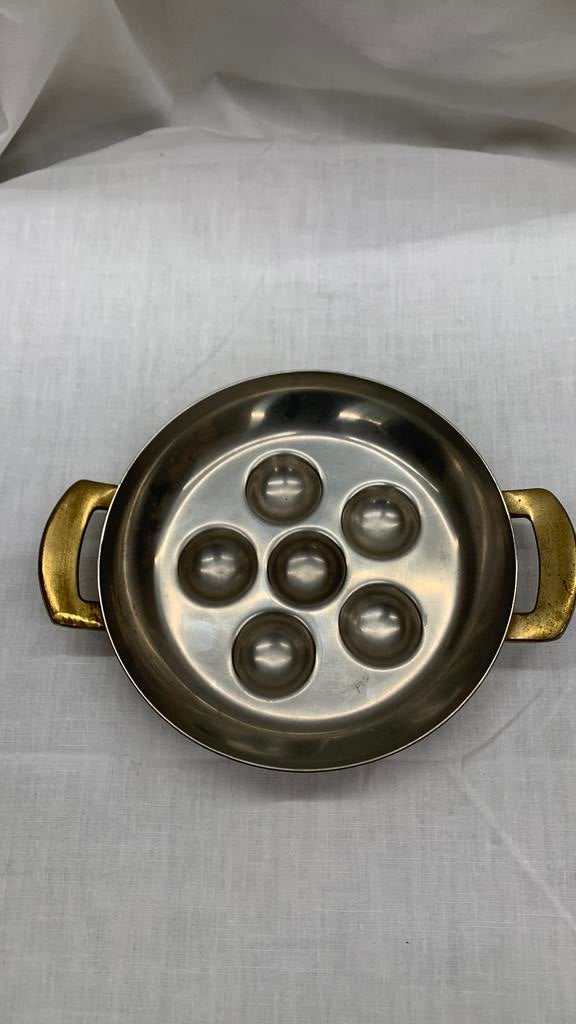 Pot à escargots en cuivre Culinox, Enlèvement ou Envoi, Comme neuf, Cuivre
